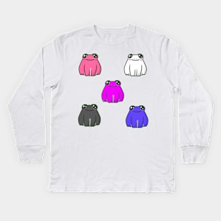 froggy friends: 4 Kids Long Sleeve T-Shirt